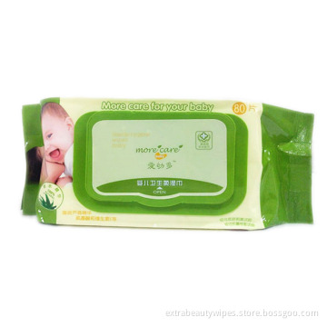 Plain Woven Feature Natural Baby Water Wipes